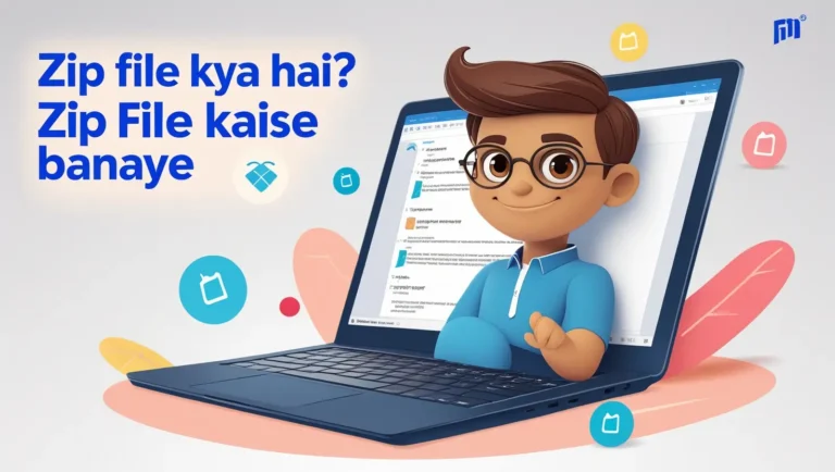Zip File Kya Hai? Zip File Kaise Banaye Easy & Simple Hindi Tutorial