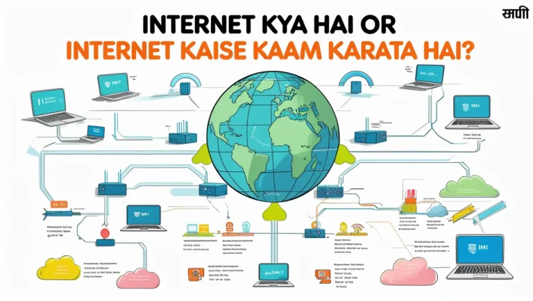 इंटरनेट क्या है (internet kya hai) और इंटरनेट कैसे काम करता है? Hindi Guide